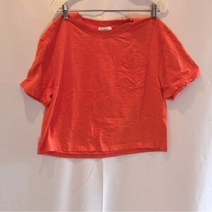 Evereve  Elsy slub pocket‎ tee. Women’s large.